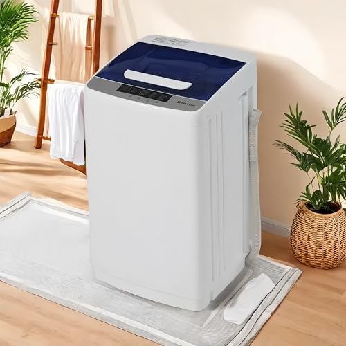 洗濯機 5kg 全自動洗濯機 小型 洗濯機 縦型洗濯機 10種類コース 洗濯 脱水 一人暮らし すずき チャイルドロック 予約機能 ステンレス槽 コンパクト (ホワイト)